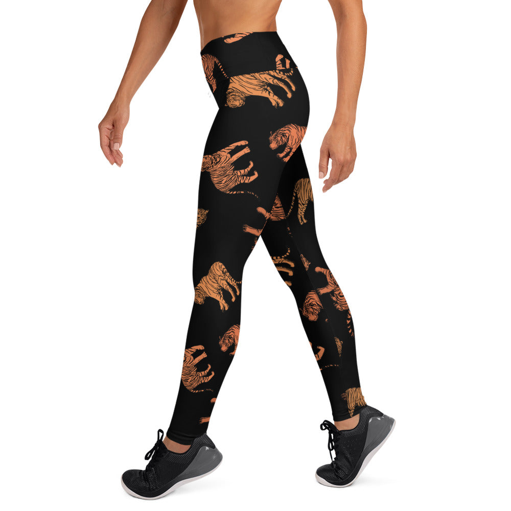 Blackout Tiger Yoga Leggings