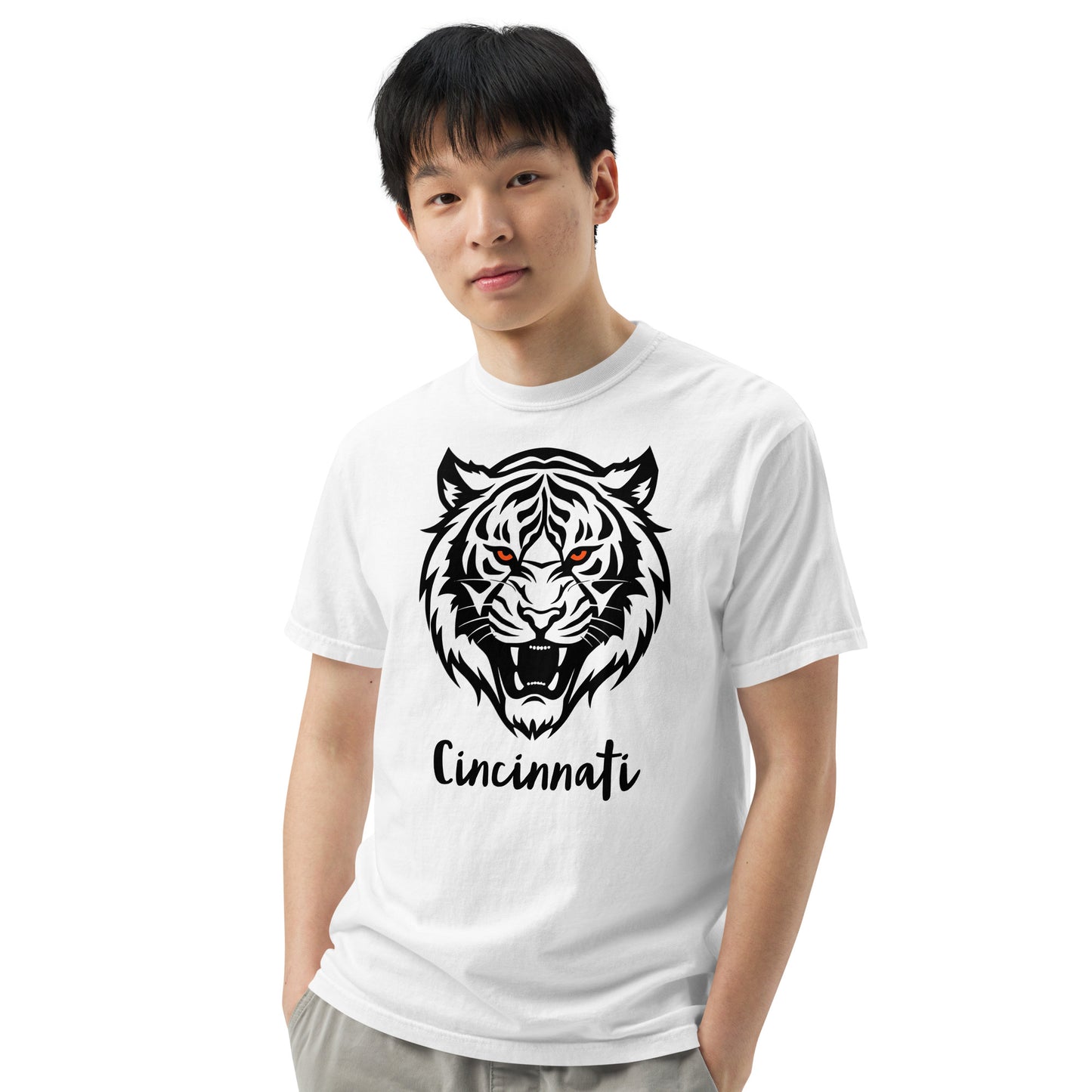 Whiteout Tiger (Comfort Colors Tee)