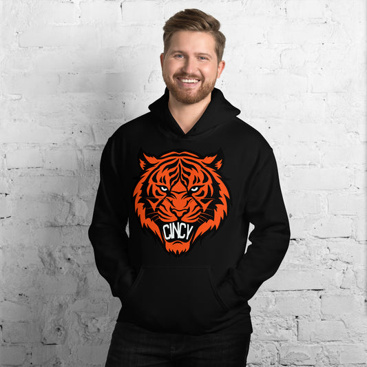 Cincy Tiger Teeth Hoodie