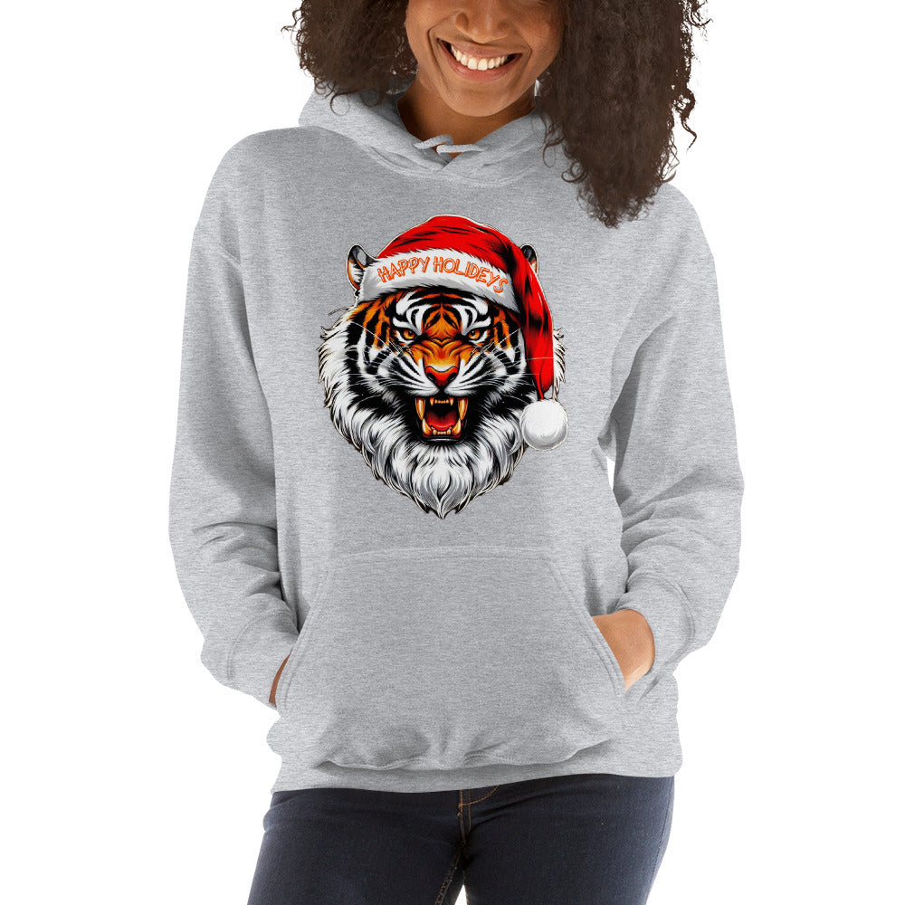 Tiger Santa Hoodie