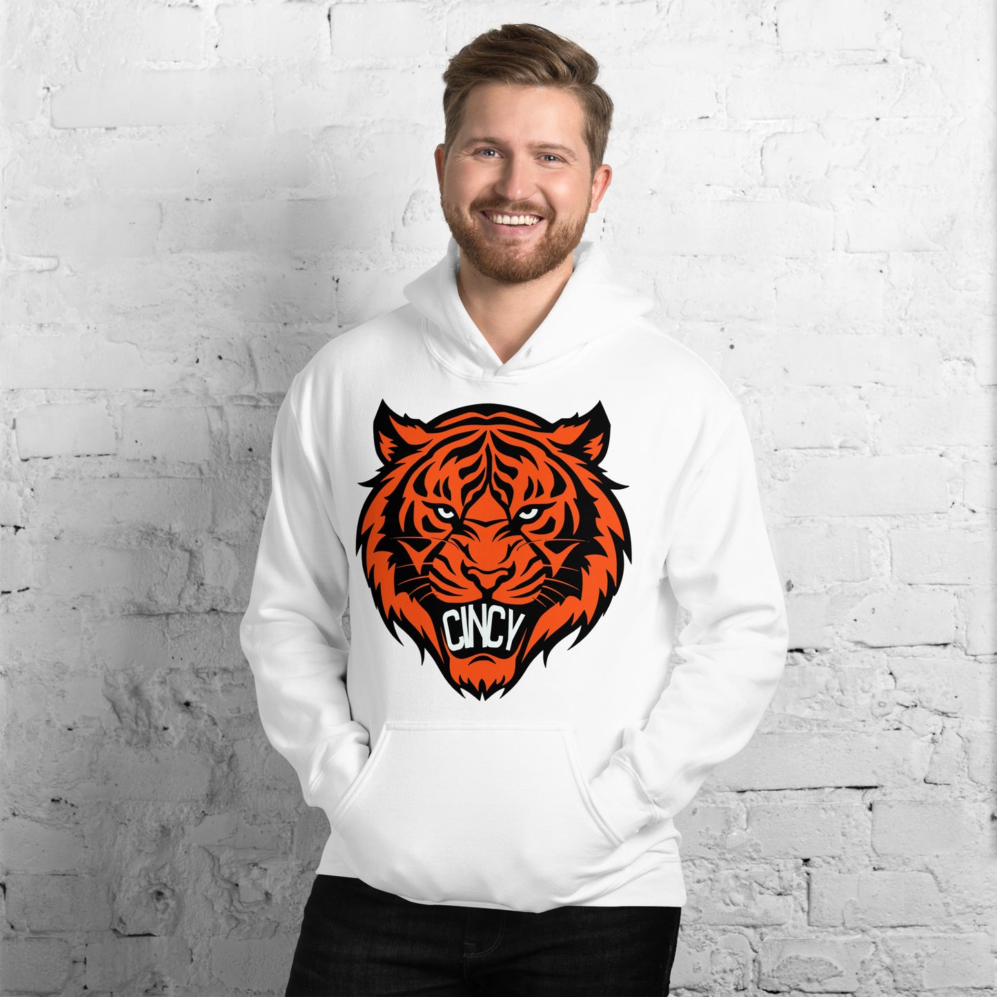 Cincy Tiger Teeth Hoodie